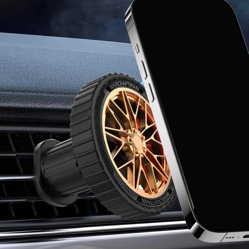 Telefon Halter Für Auto Vent Air Vent Telefon Halterung Telefon Auto Halterung Automobil Wiege Rad Form Nette Auto Dekor Handy Halter