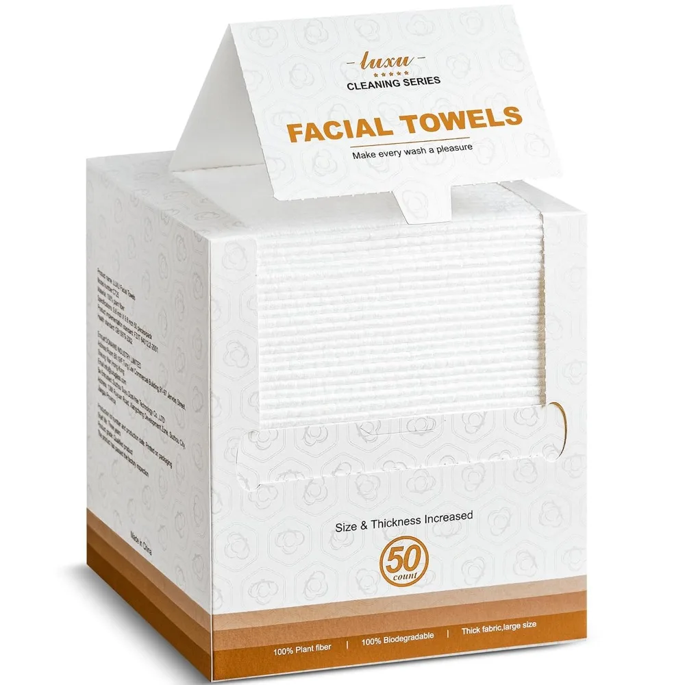Extra Thick Biodegradable Disposable Face Towels