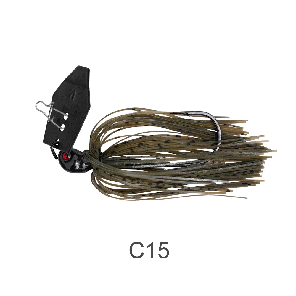 Noeby Chatterbait 10,5g 14g 21g 28g 35g Blatt Jig Nadel Stinger Haken Vibration draht Power Köder Hecht Bass Jig Angeln Köder