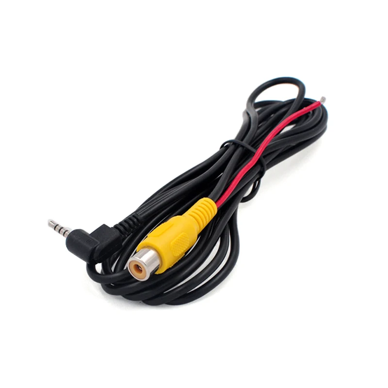 Rearview Camera Connection Cable RCA To 2.5mm AV Converter Cable Car Rear View Reverse Parking Camera To Car DVR