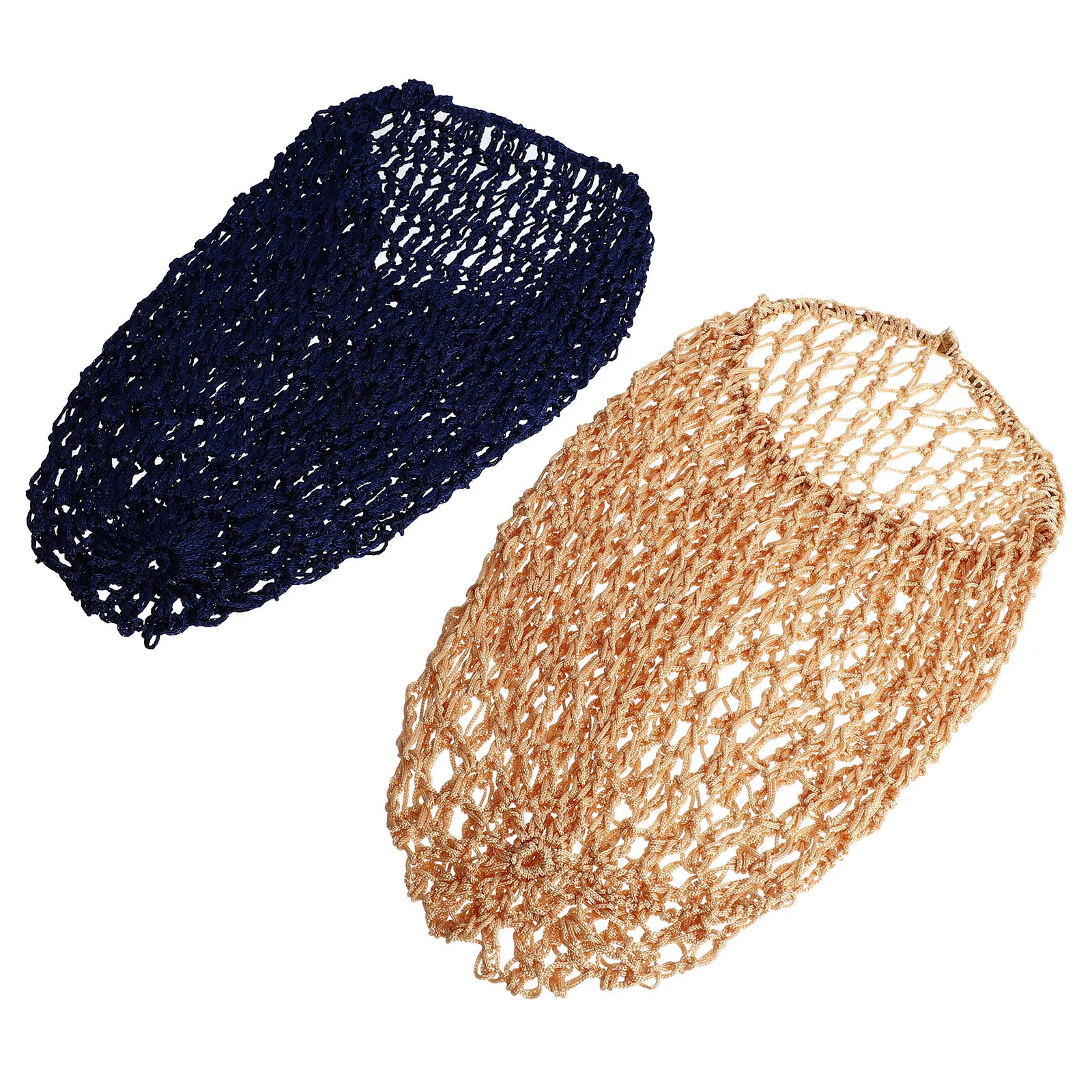 

2 Pcs Mesh Crochet Sleeping Hats Women to Protect Hair Net Caps for Nets