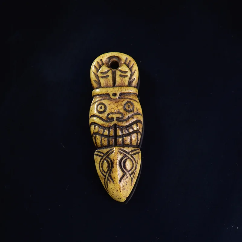 Backflow Bone Demon-Slashing Vajra Pendant Clip Side-Hanging Accessory Semi-Finished Jewelry
