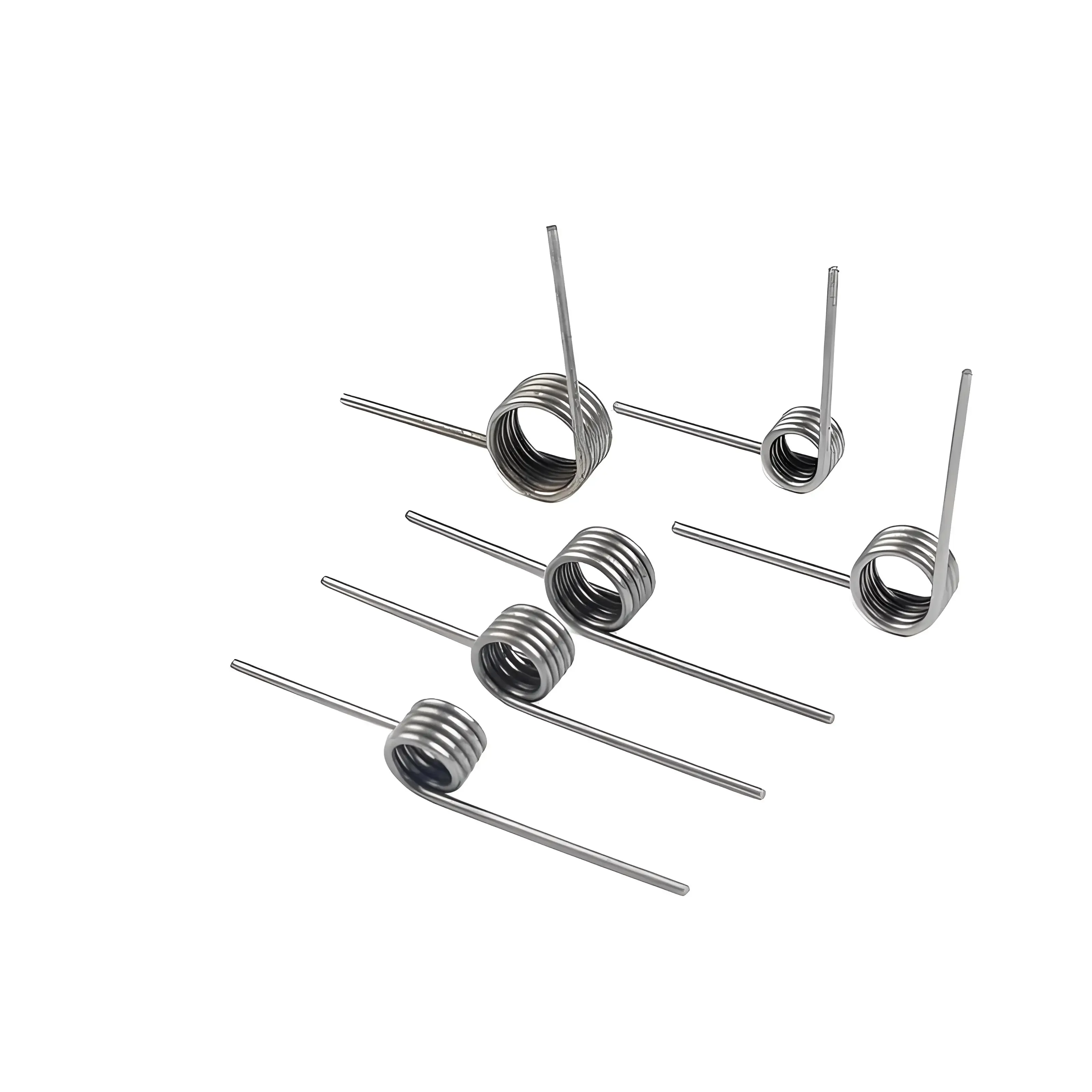 10 قطعة V نوع التواء الينابيع 0.8 مللي متر سلك قطر 3/6/9 لفات متنوعة التواء الينابيع 180/120/90/60 درجة المعادن مخصص الربيع