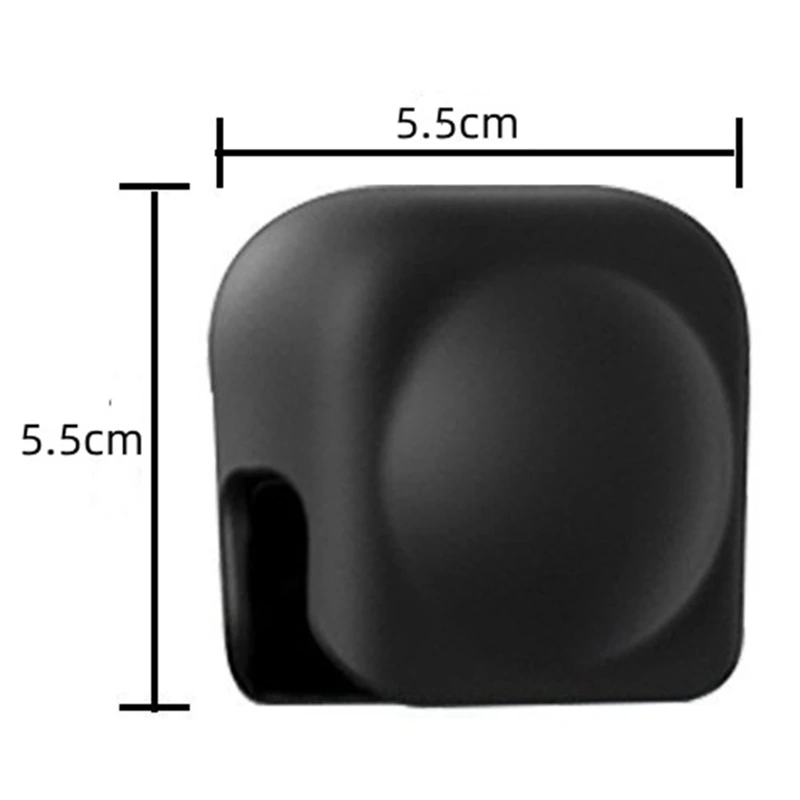 Camera Lens Case For Insta360 X4 Panoramic Sports Camera For Bezel Lens Silicone Protective Cover-A22K