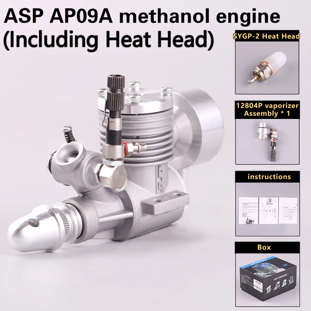 Original ASP AP09 AP09A 09 Class 1.5cc 2 Stroke Small Nitro Engine