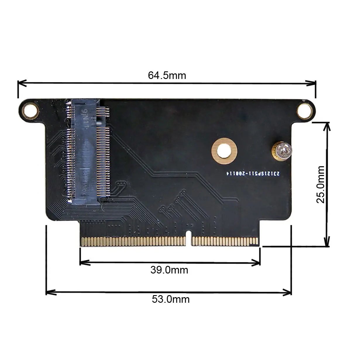 Cablecc M.2 NGFF M-Key NVME SSD Convert Card fit for Macbook Pro 2016 2017 13