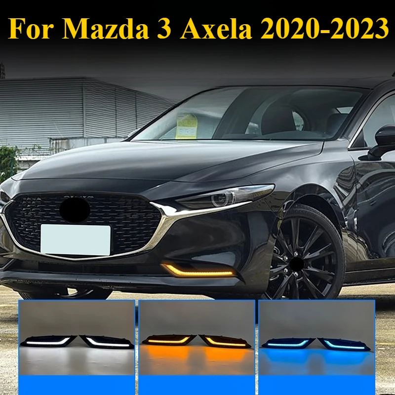 

Для Mazda 3 Axela 2020-2023: трехцветные светодиодные противотуманные фары DRL — RGB Angel Eyes с последовательными указателями поворота (Plug & Play) ​ ​