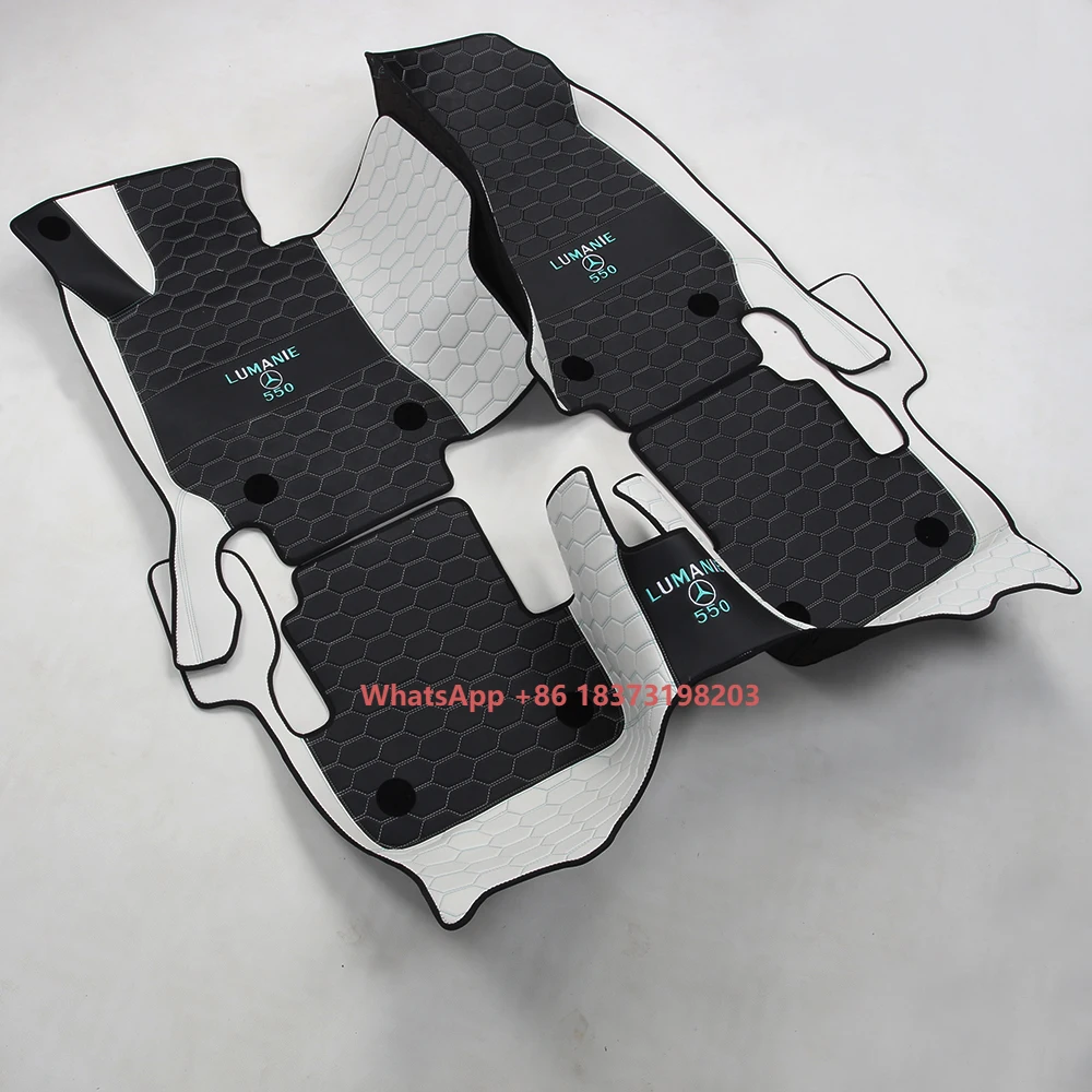 

GANE OEM ODM Youthful Design Personalized Style Nappa Leather Car Interior Double-layer Large Surround Floor Mats