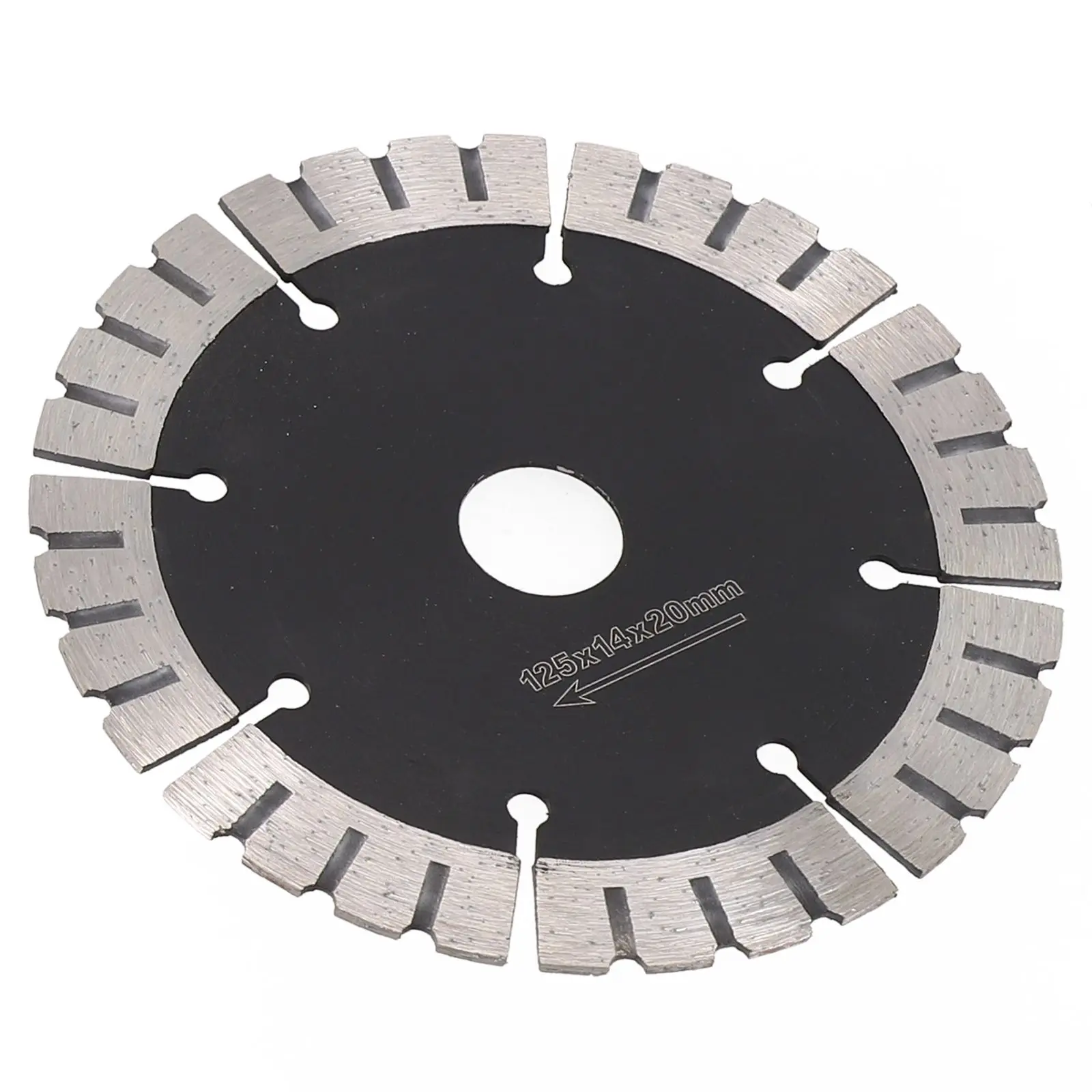 

125mm 5inch Slotted Dry Wave Saw Blade Diamon-d Cutting Disc Segment Saw Blade For Concrete Marble Ceramic Cutting Tools