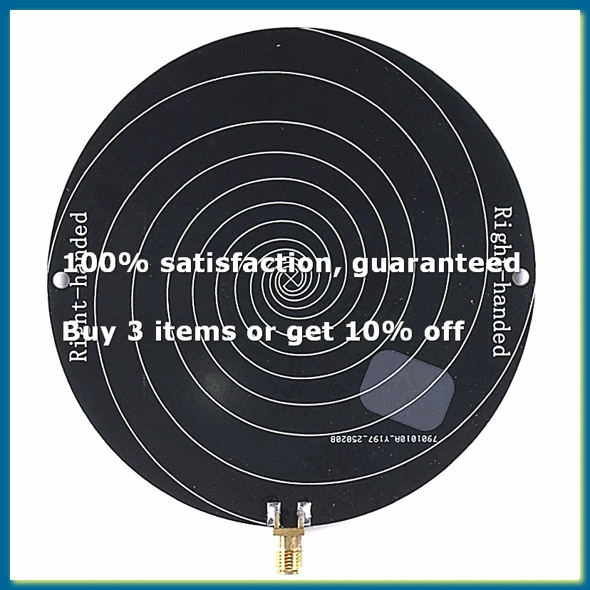UWB Wideband 0.51-10Ghz Circularly Polarized Antennas RFID Equiangular Spirals Antennas Circularly Polarized-DT30