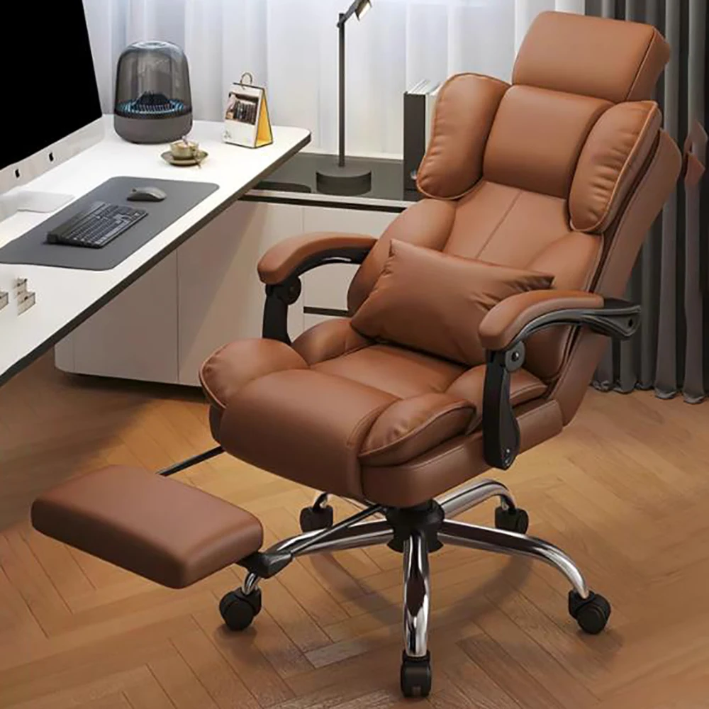 

Nordic Luxury Office Chair Relax Modern Ergonomic Comfortable Office Chair Swivel Study Comfy Chaise De Bureaux Furniture