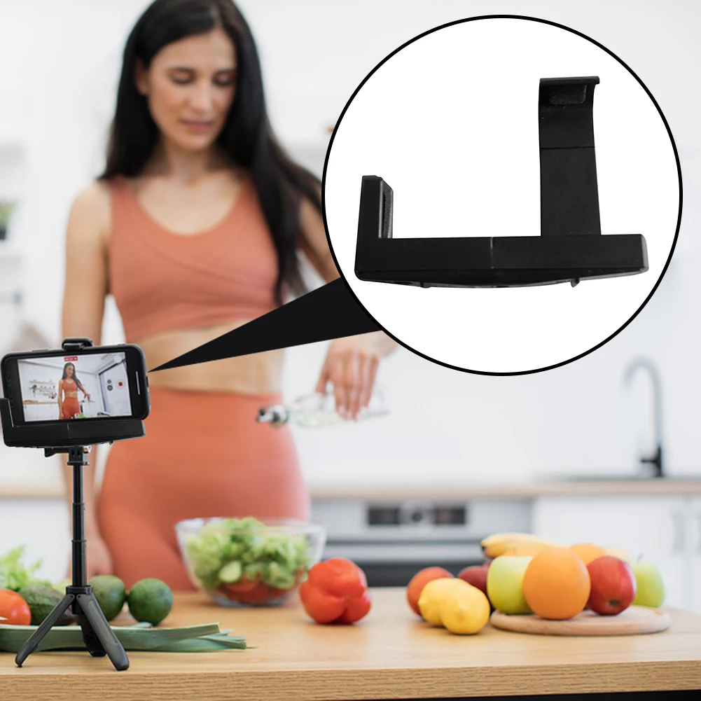 

L Shaped Phone Clamp Tripod Universal Compatibility Fits Most Smartphones Tablets. For Photography