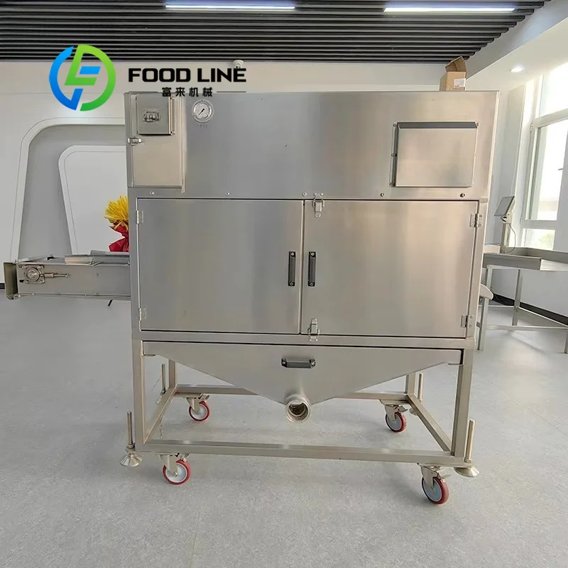 

High-efficiency Salmon Carp Sea Bream Descaling Machine with Pump Assembly Fish Cleaning and Processing Equipment