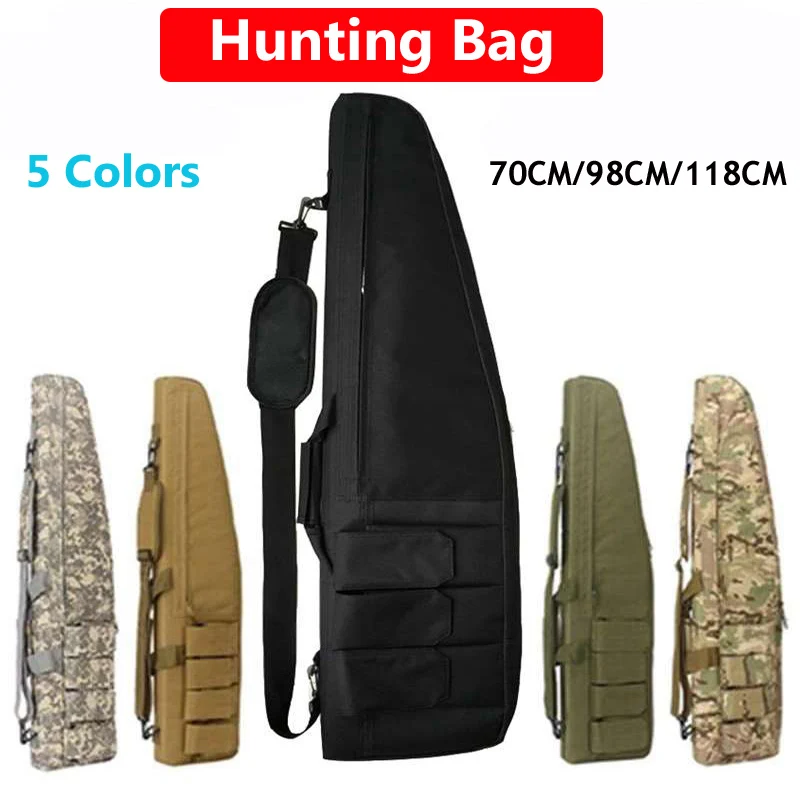 Outdoor Tactical Gun Bag Military Moller Bag Shooting Hunting Function Equipment Air Gun Sniper Rifle Gun Carrying Shoulder Bag