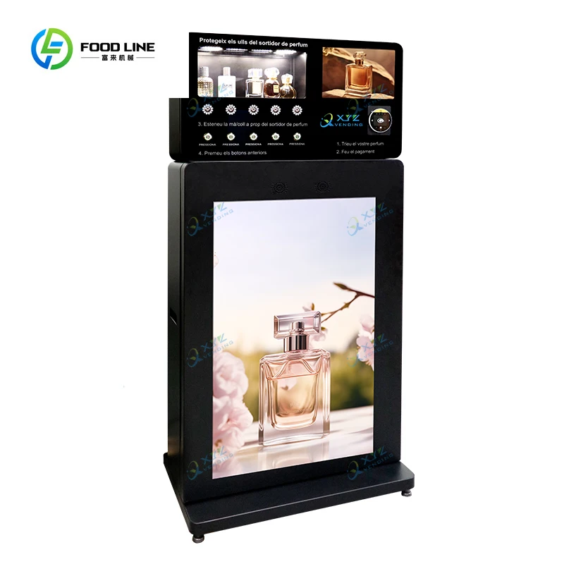 

Lowest Factory Price Perfume Spraying Vending Machine 100ml Standing Perfume Vending Machine