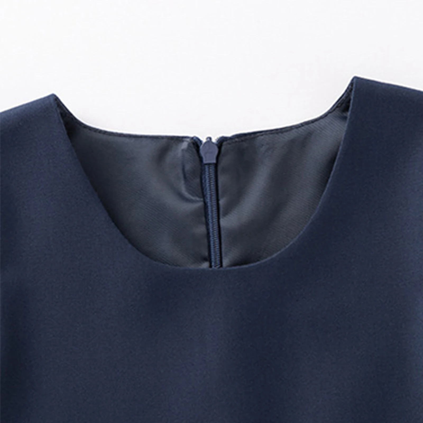 Abito da gilet uniforme scolastica per ragazze per bambini, girocollo, senza maniche, abito da canotta pieghettato, abito stile JK, giornate scolastiche, costumi per feste di compleanno