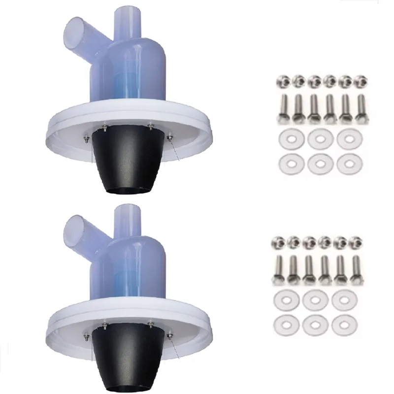 【Coupon!】Turbocharged 50ST10 Cyclone Dust Collector SN50T10 Series High-Efficiency 2 Pack