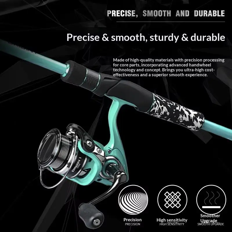 Haibo Origin Spinning Reel Lightweight Long Casting Lure Fishing Smooth Durable Precise High Sensitivity For Seabass Angling