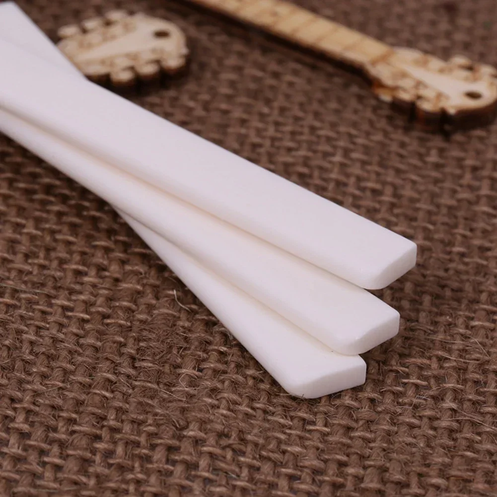 Durável prático útil de alta qualidade porca guitarra branco 52mm 6 cordas 80mm ponte guitarra clássica sela