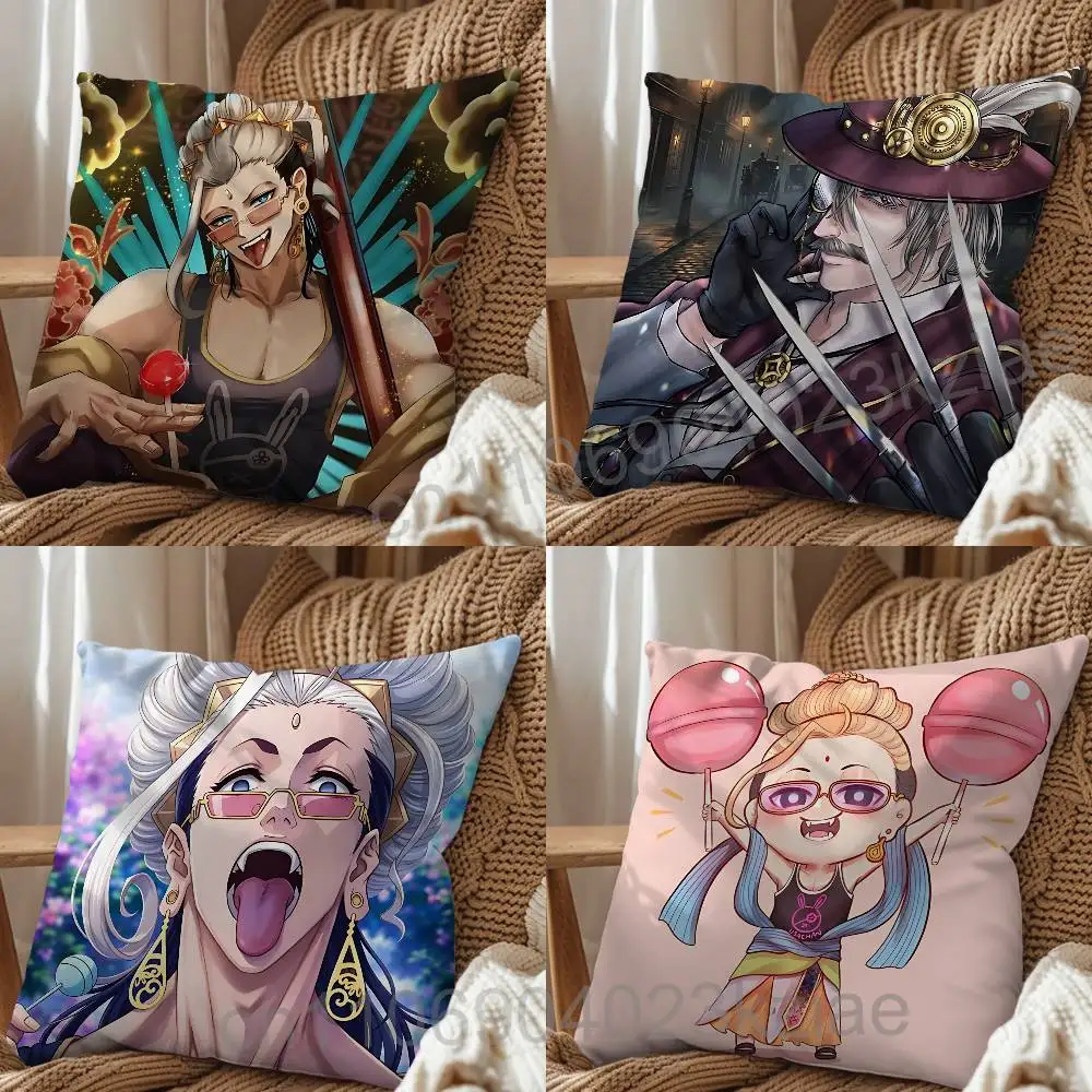 Jack the Ripper Chibi Record of Ragnarok room decor para regalar pillow cover living room sofa cushion cover bed pillow cover