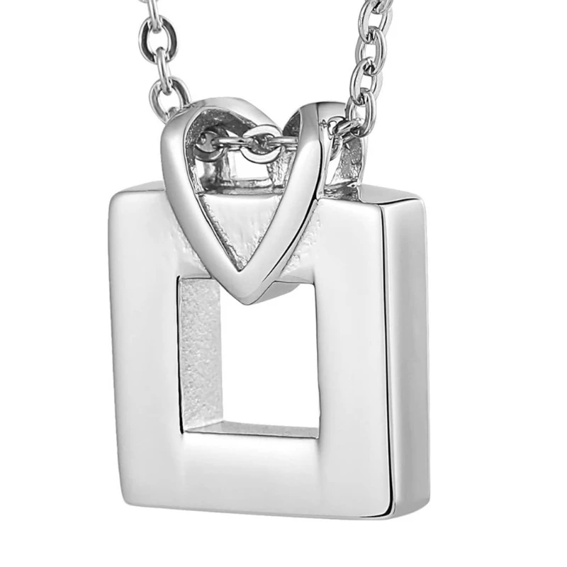 

1 Pc Pet Urn Necklace for Ashes Cremation Heart Necklace Neck Jewelry Supplies Dropship