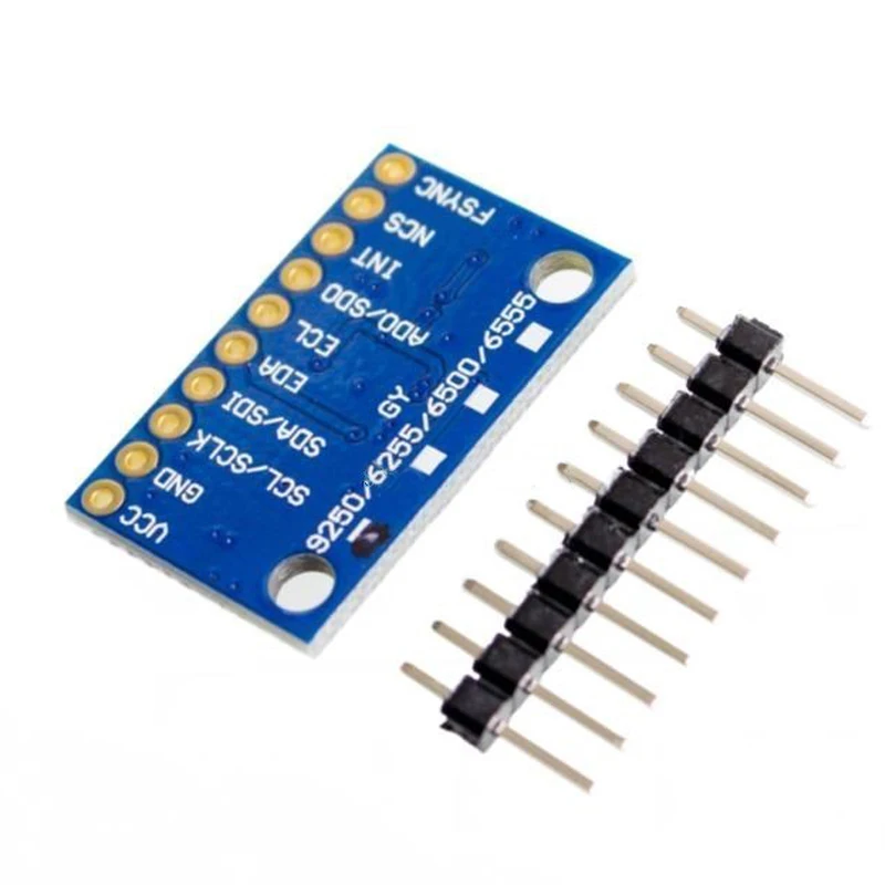 1Set SPI IIC/I2C GY-9250 MPU 9250 MPU-9250 9-Axis Attitude +Gyro+Accelerator+Magnetometer Sensor Board Module MPU9250 3-5V