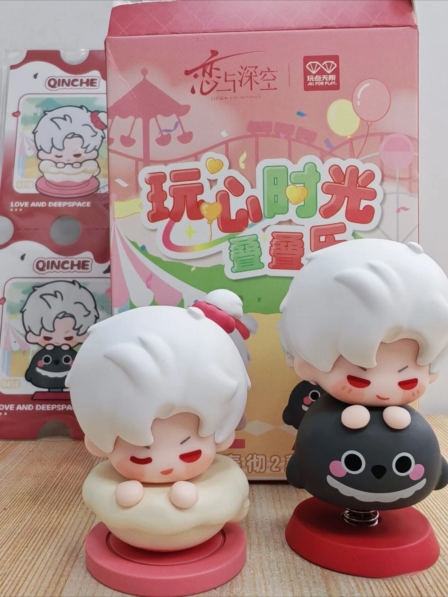 Ornement de bureau officiel Anime Love and Deepspace X ALL FOR PLAY Xavier Zayne Rafayel Sylus Caleb