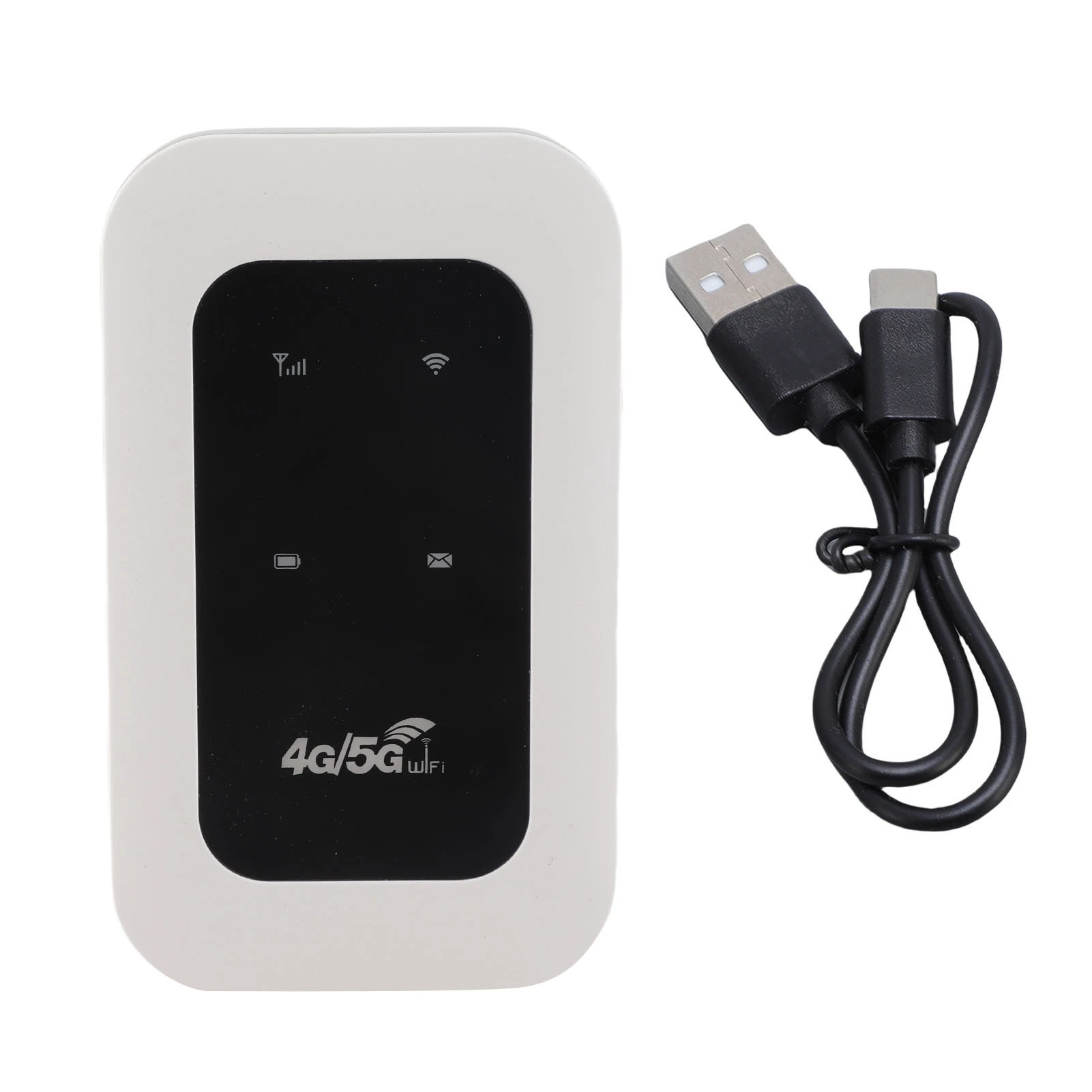 Portable 4G WiFi Hotspot 300Mbps Plug and Play Support 10 Device Travel Mobile Hotspot with SIM Card Slot for Business Motorhome