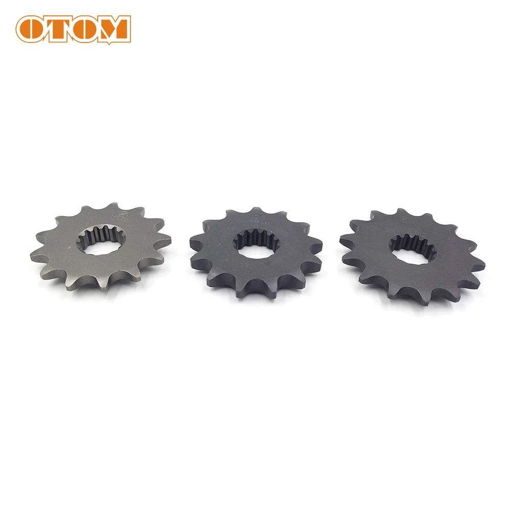 OTOM Motorcycle Front Sprocket Chain 520-13T/520-14T/530-13T Steel Chain For ZONGSHEN NC450 Off-Road Motocross Dirt Bikes Part