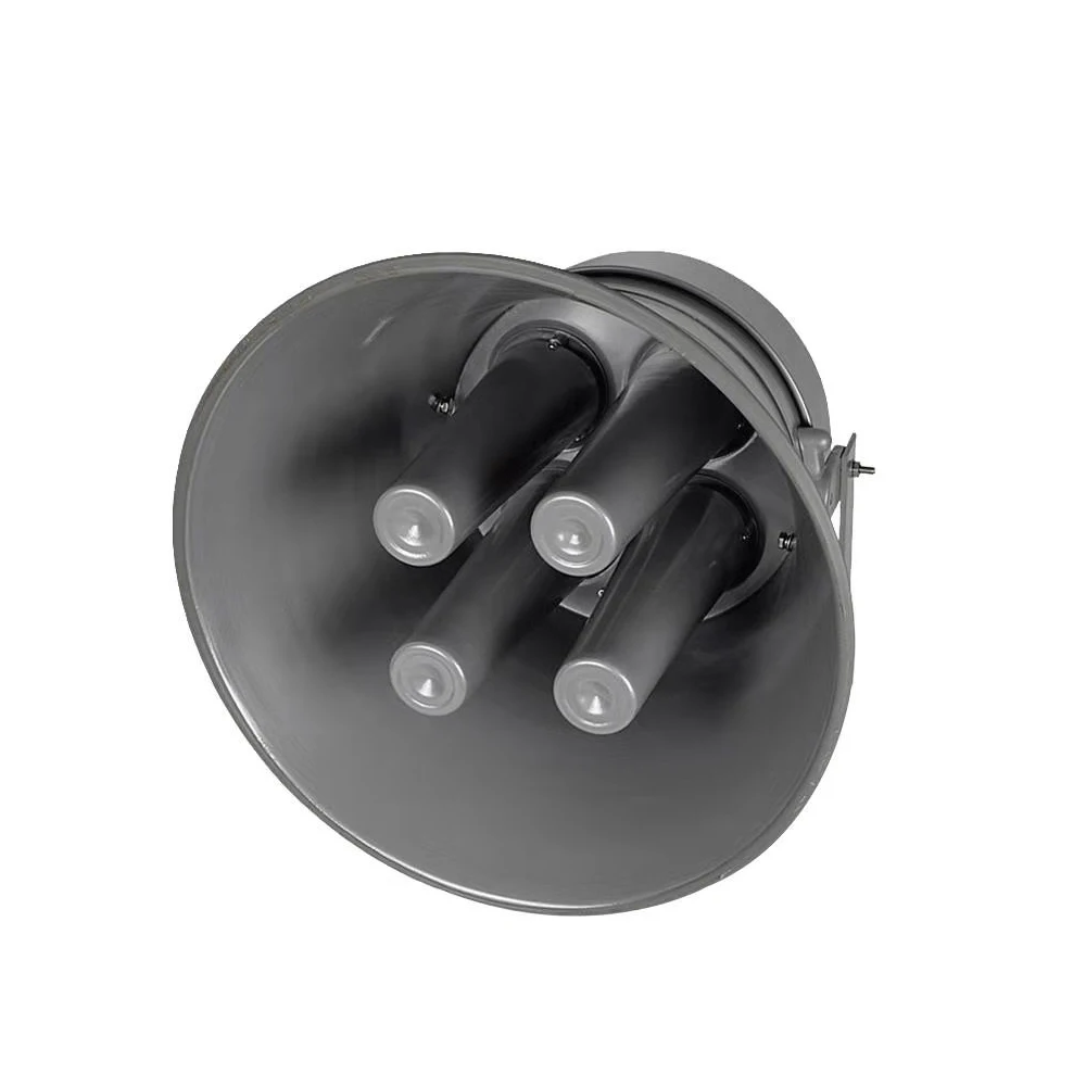 High Power 4G Wireless PA Horn 400W IP66 Aluminum Cabinet APP Supported Outdoor Loudspeaker for Community Emergency Civil