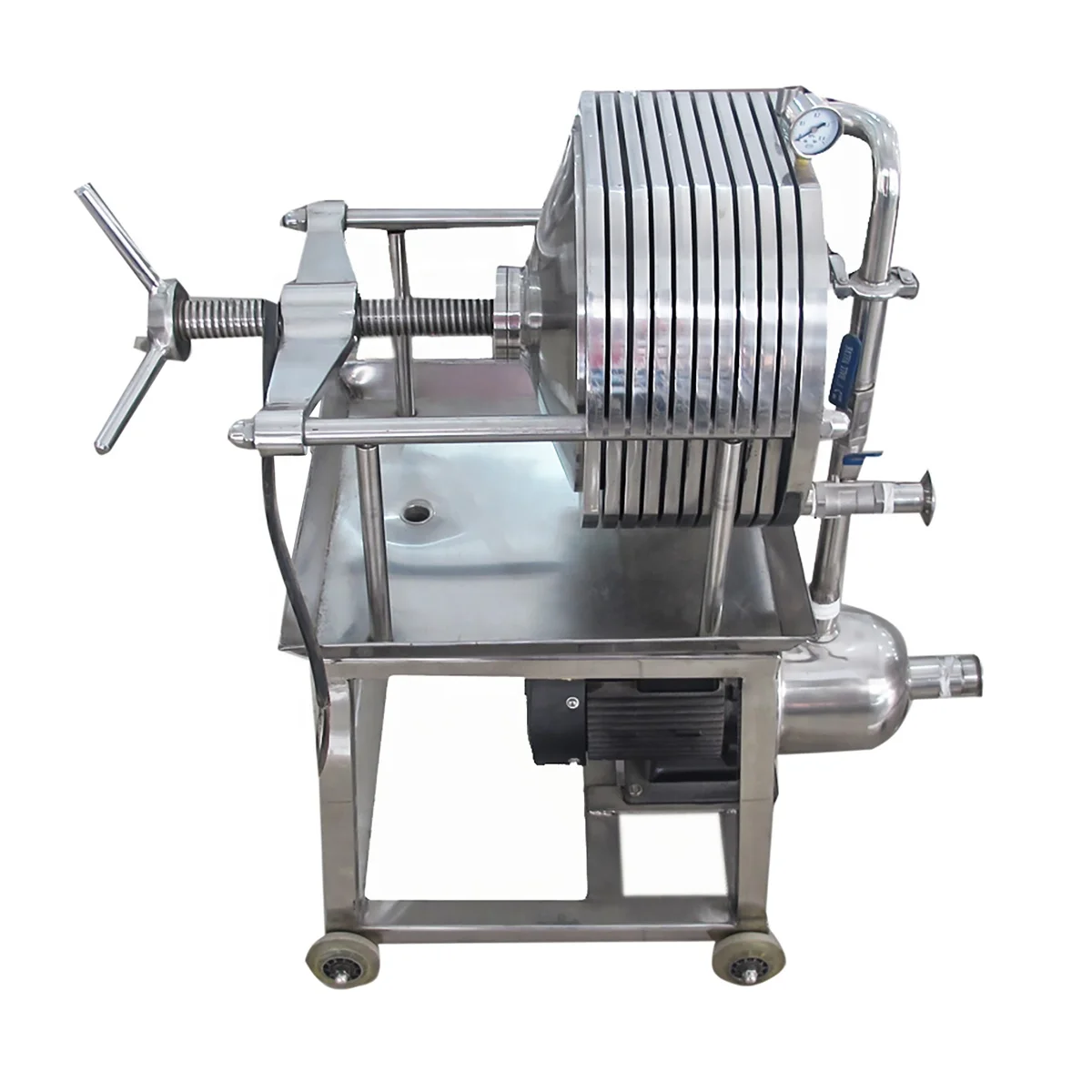 Series BAS Portable Type Stainless Steel Filter Oil Pressing Machine