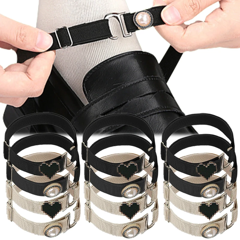 New Casual Shoes Band Anti-loose for Women Rhinestone Shoe Decoration Adjustable Straps Sandal Toe Laces Ankle Shoe Belt Holding