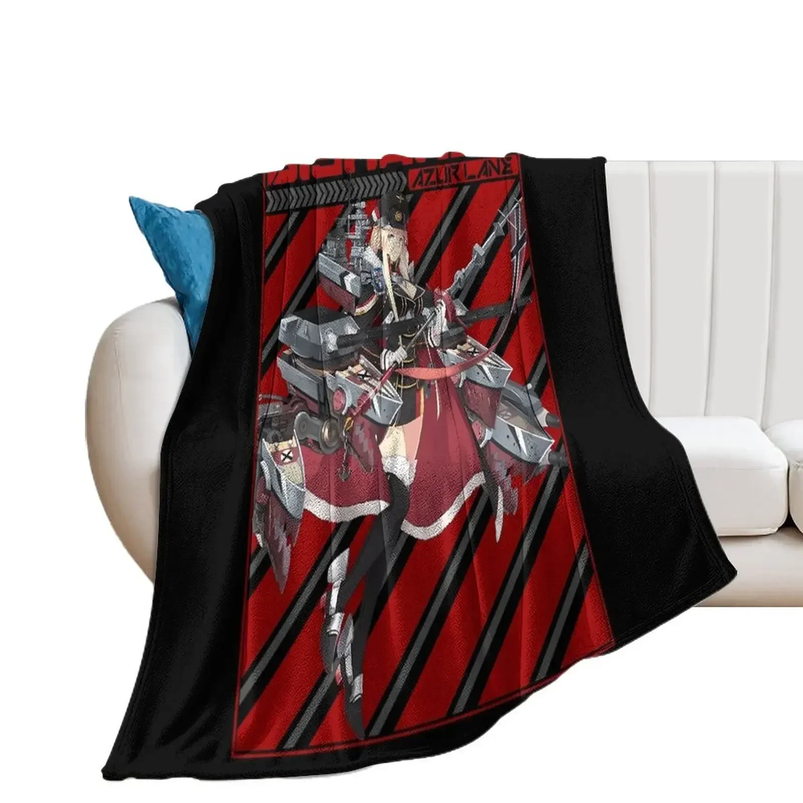 AZUR LANE BISMARCK Throw Blanket Moving Thin Blankets