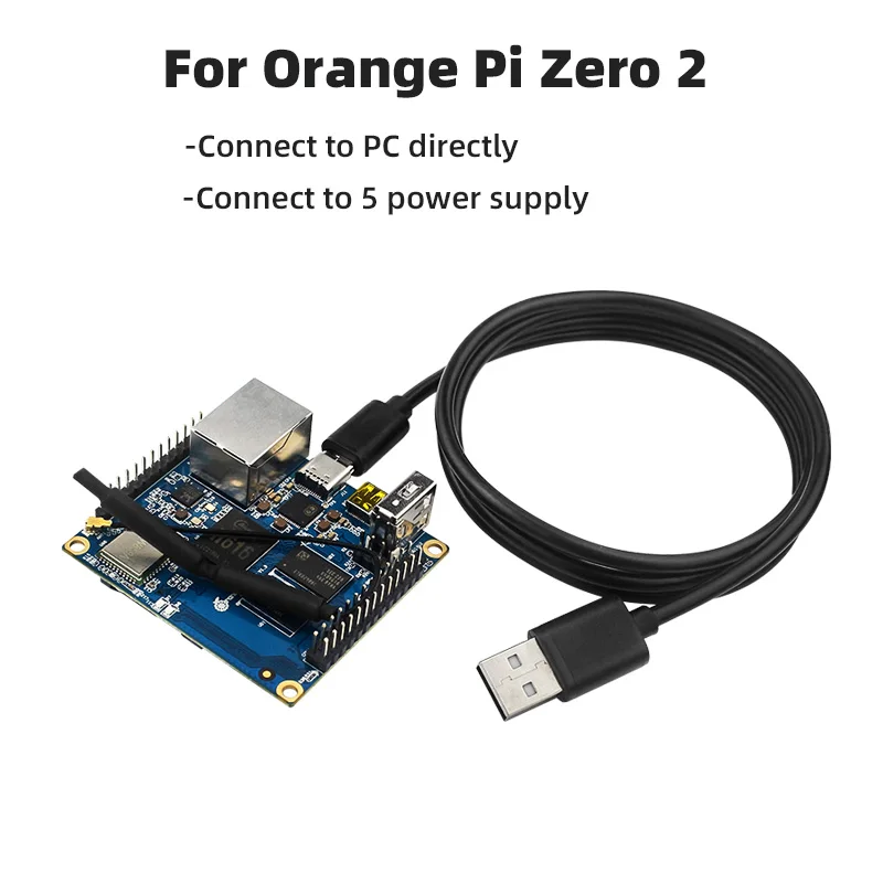 Rodzaj USB danych i zasilania kabla C dla pomarańczowego Pi 5 Plus Flash Android do EMMC USBA Max 2A moc dla pomarańczowego Pi Zero 2