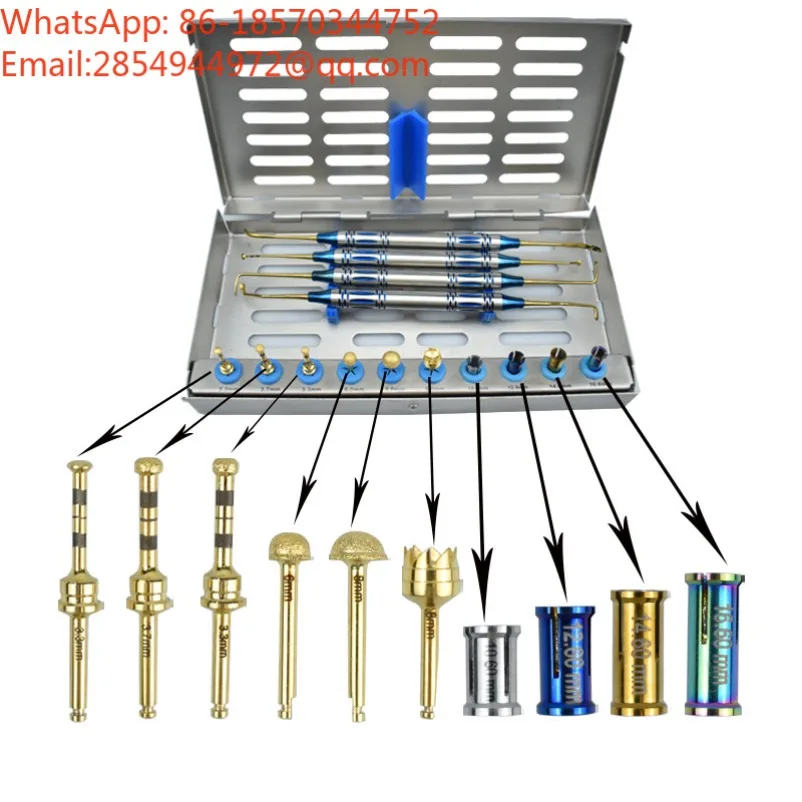 2026     Maxillary Sinus External Lifting Tool Set Emery Grinding Head Stop Ring Tool Set Oral Implant Drill Bit