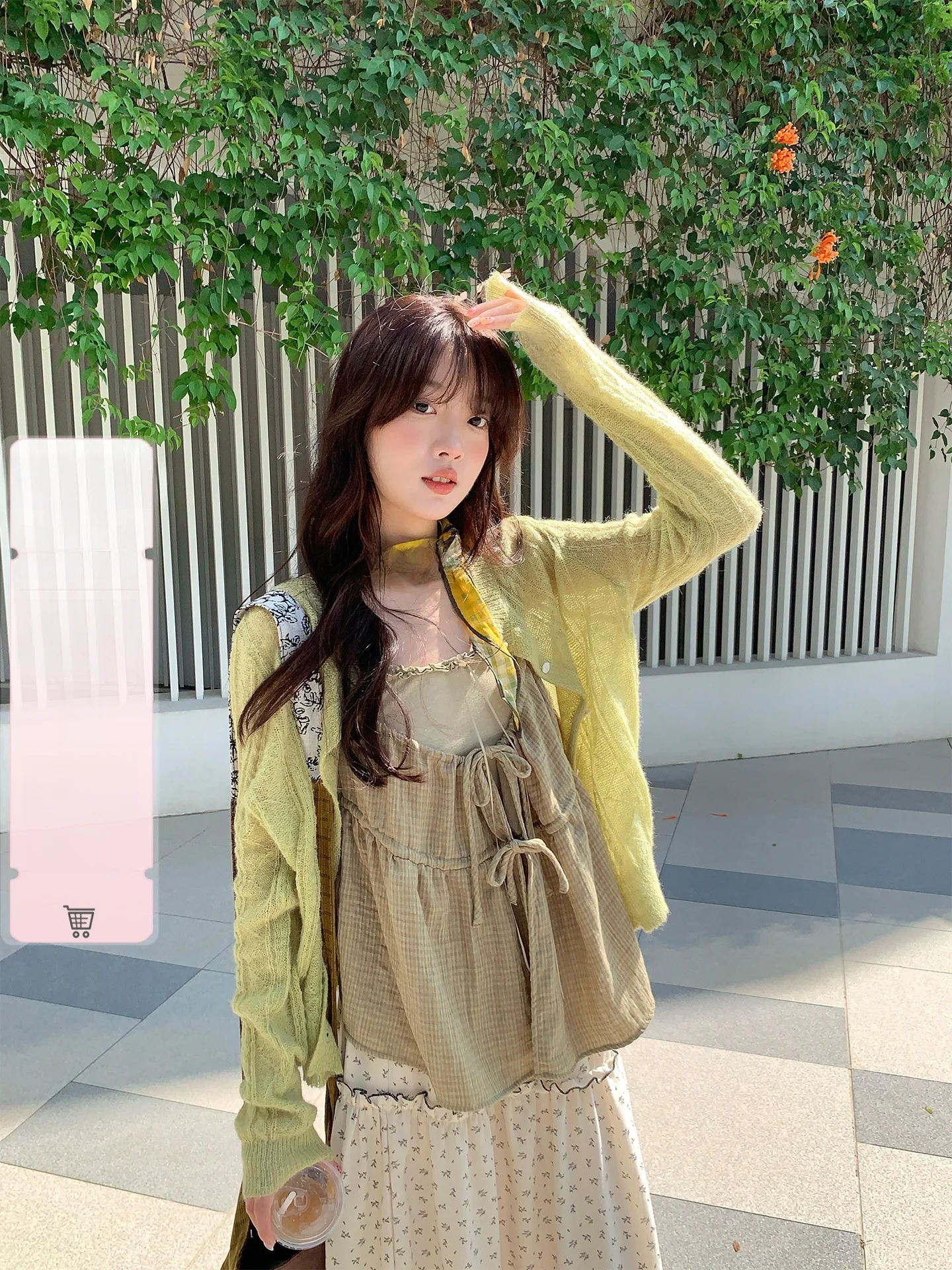 

Holli Korean Sle Lightweight Knitted round Ne Single Button Cardigan Sweater Versatile Spring 2026 New Arrival Women's ...