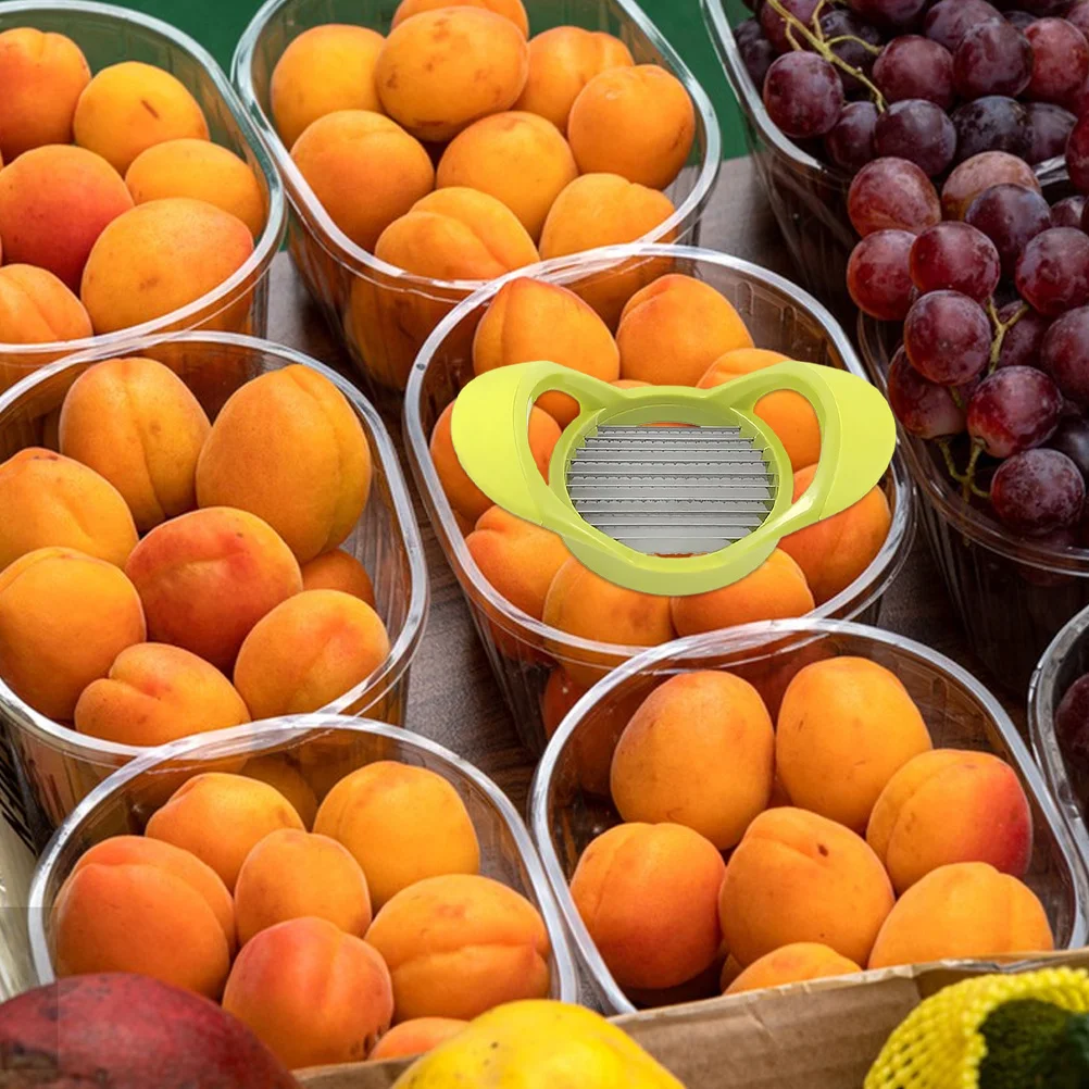 

Stainless Steel Slicer Multifunctional Design Easy Operate Tomato Potato Cutter Nonstick Surface