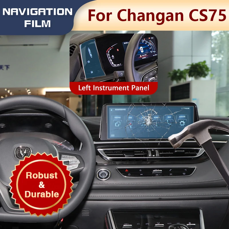 

10,25 дюймов для Changan CS75 GPS навигационный инструмент закаленное центральное управление экран Защитные наклейки аксессуары водонепроницаемые