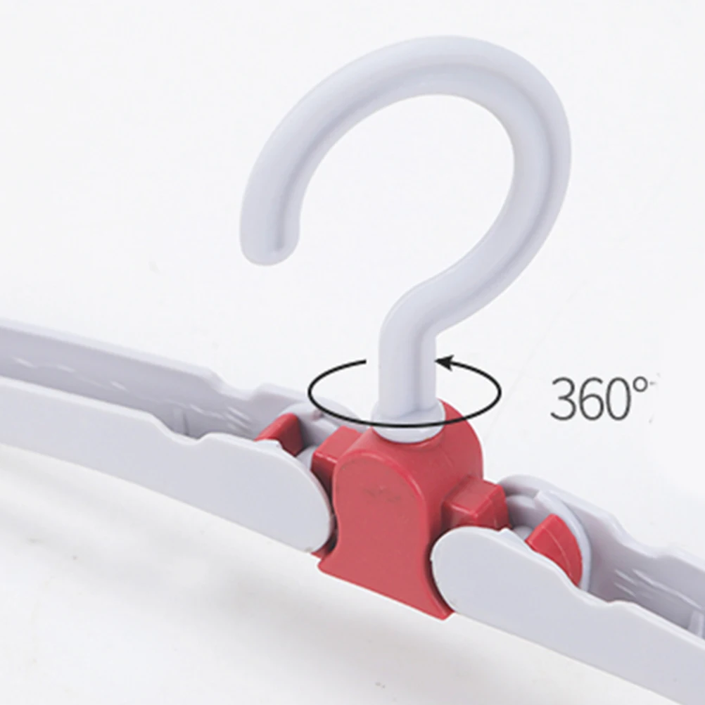 

4 Pcs Easy to Carry Clothes Hanger Coat Foldable Portable Collapsible Drying Rack for Travel