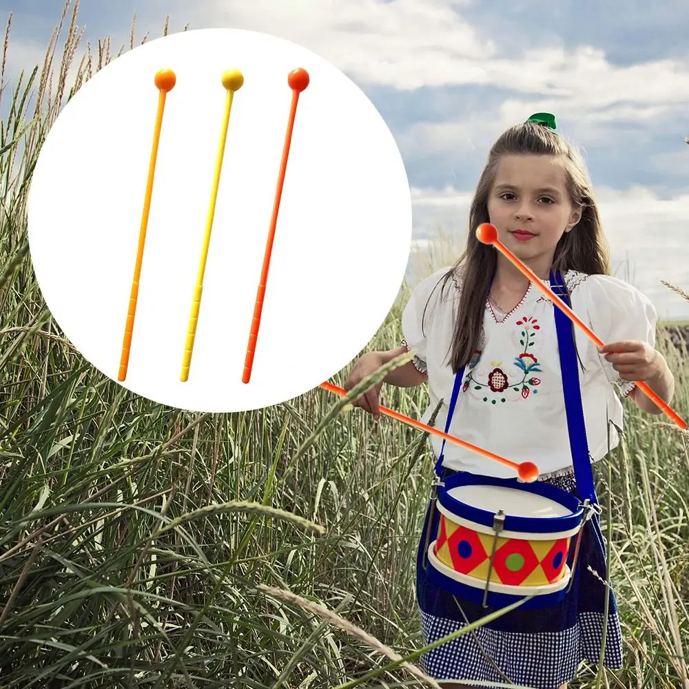 Plastic Percussion Drum Sticks Mallets Musical Instrument Accessories Children's Adults Kids Drum Stick Mallet