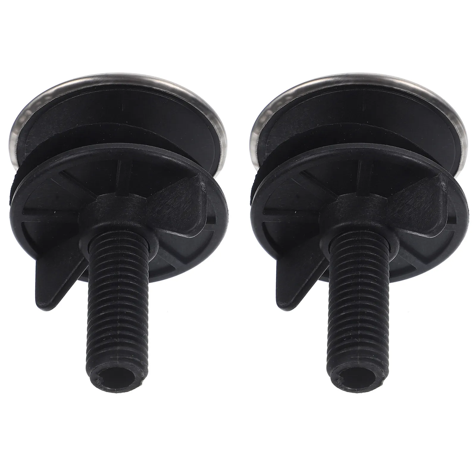 

2Pcs Sink Hole Decorative Cover Premium Metal Faucet Hole Plug for Kitchen Washbasin Bathroom Sink Sealing Cap Leak Prevention