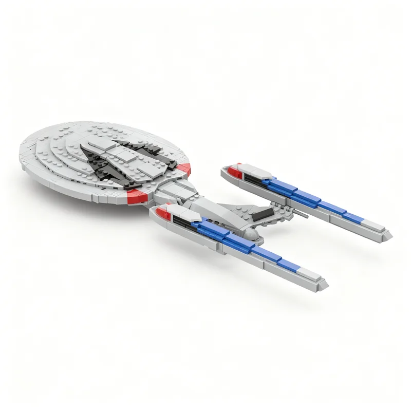 780 stuks MOC Space Star Trek Sovereign Class Enterprise E Model Bouwstenen Architectuur Kerstcadeau Speelgoed Idee Onderwijs