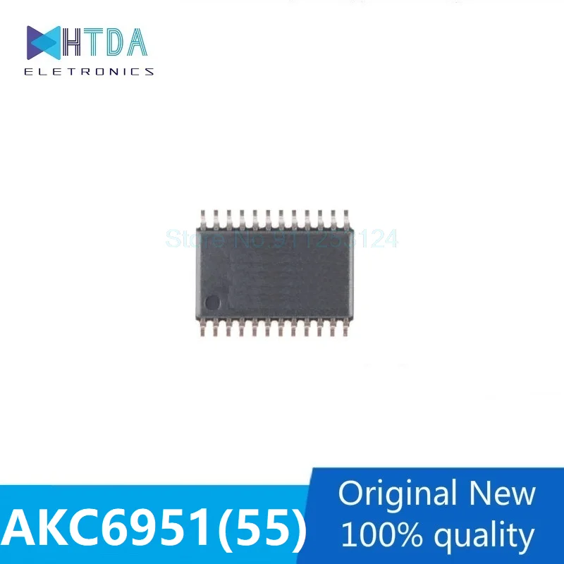5pcs 100% New AKC6951 AKC6951(55) AM/FM/SW/LW TSSOP24 In Stock