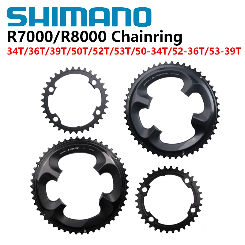 Shimano ultegra r8000/105 r7000 11s Kurbel garnitur für Rennrad 34t/36t/39t/50t/52t/53t/50-34t/52-36t/53-39t 110bcd