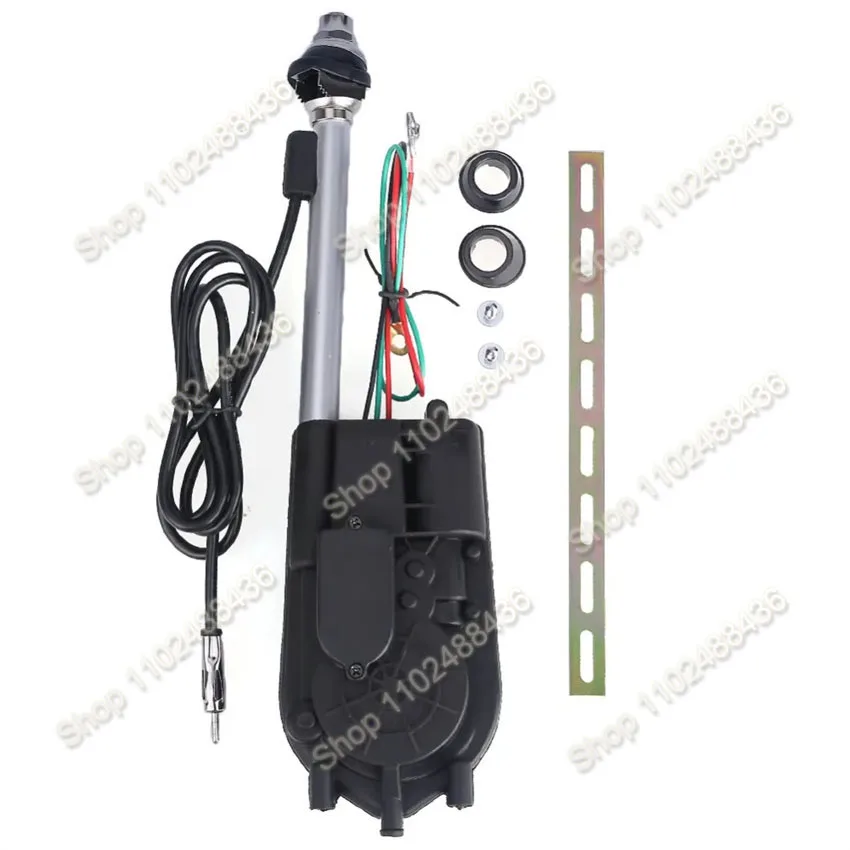 

New car electric antenna radio car booster power supply antenna kit car signal electric 12V outside car antenna AM/FM radio