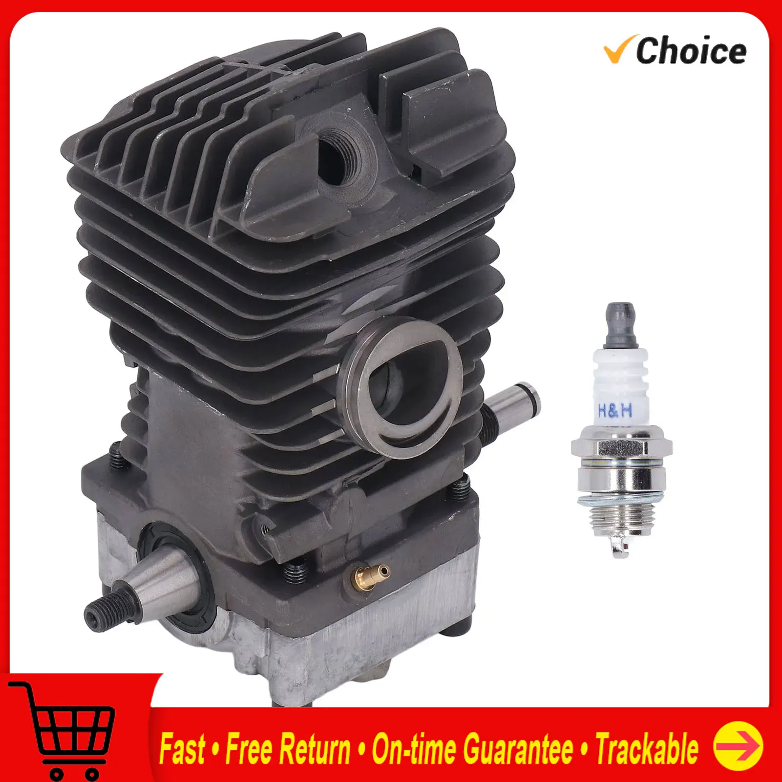 

Engine Chainsaw Piston Cylinder Crankcase Assy Cylinder Piston Crankshaft Assembly 49mm for 029 039 MS290 MS310 390 Chainsaw