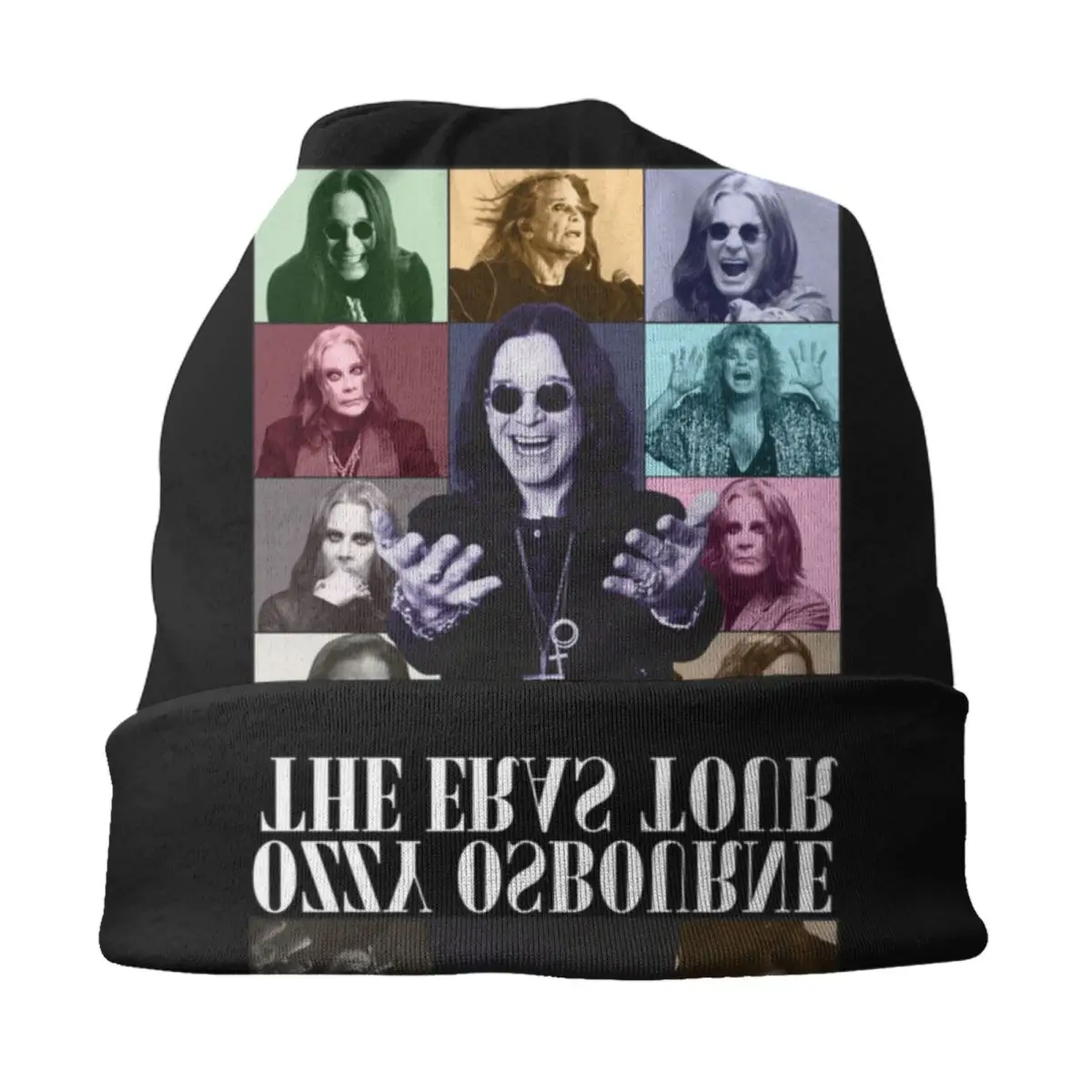Ozzy Osbourne الثقيلة المعادن الفرقة بونيه قبعة قبعات متماسكة الرجال النساء كول للجنسين الإنجليزية Singe شتاء دافئ Skullies Beanies قبعات