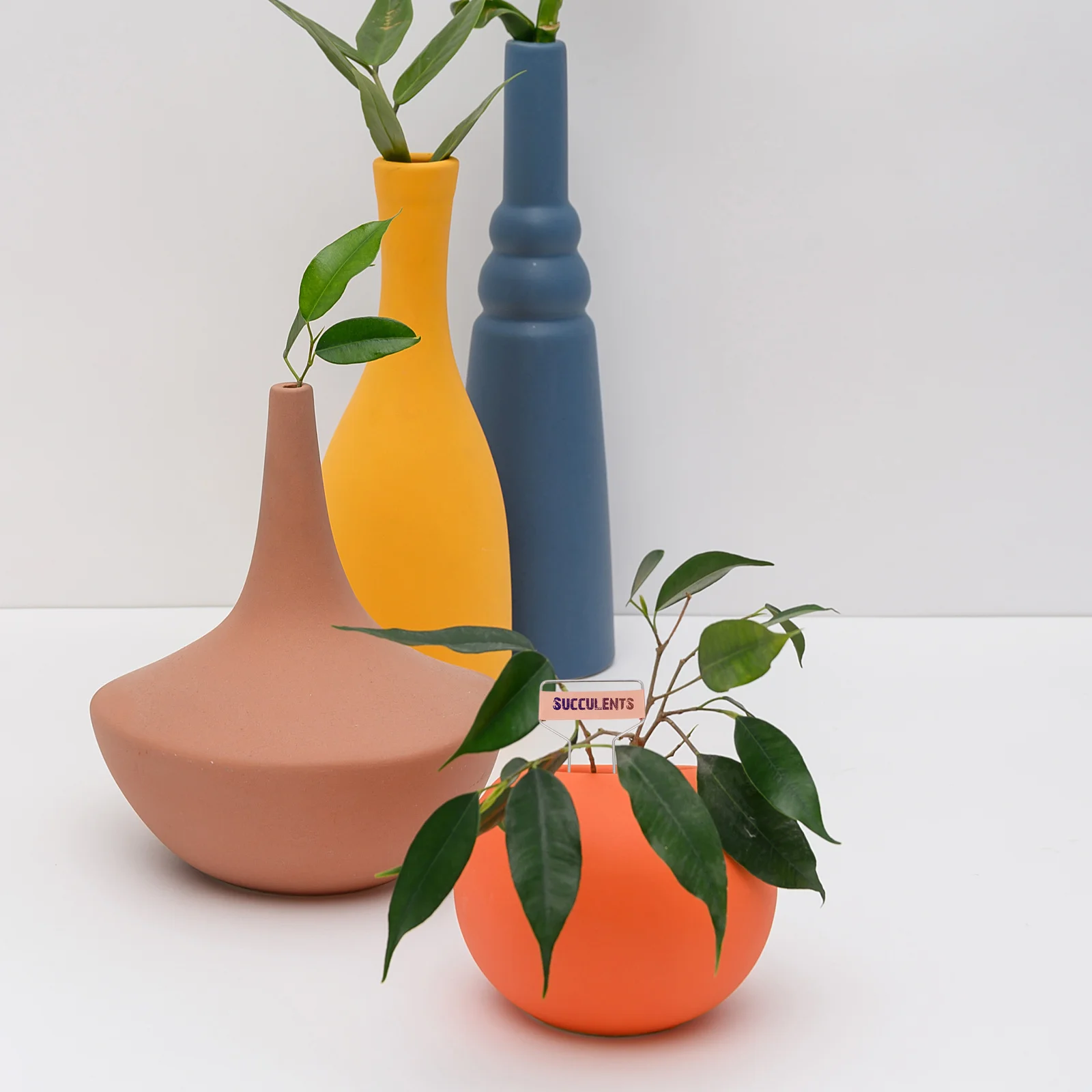 

15Pcs Metal Plant Tags Sturdy Copper Writing Area Waterproof Plant Sign Tags for Nursery Garden Flower Pot Labels