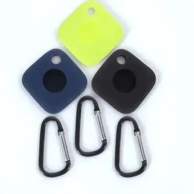 

3Pcs Silicone Keychain Protective Cover for Tracker Precise Fit Simple Design Anti-Scratch Shockproof Case