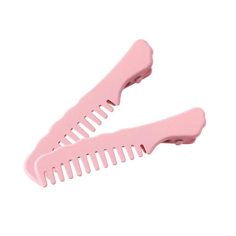 A pair Of Creative New Small Comb Hair Clip Candy Colored Girl Minimalist Hair Clip Cute Bangs Clip Headwear